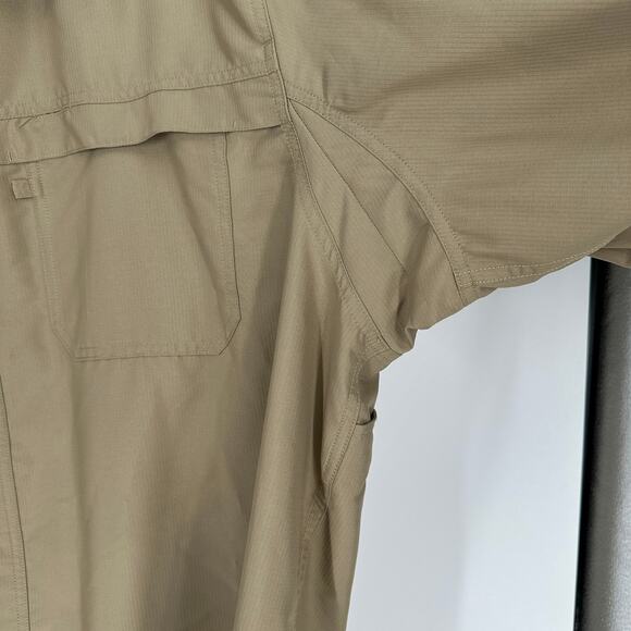 Duluth Trading Co. Vented Fishing Button Front Shirt Long Sleeve Mens 3XL - Picture 6 of 11